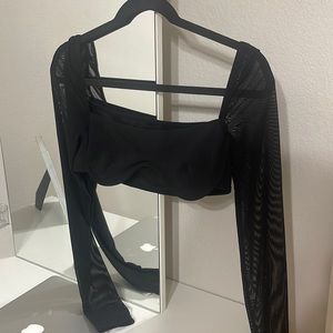 Black Crop Top